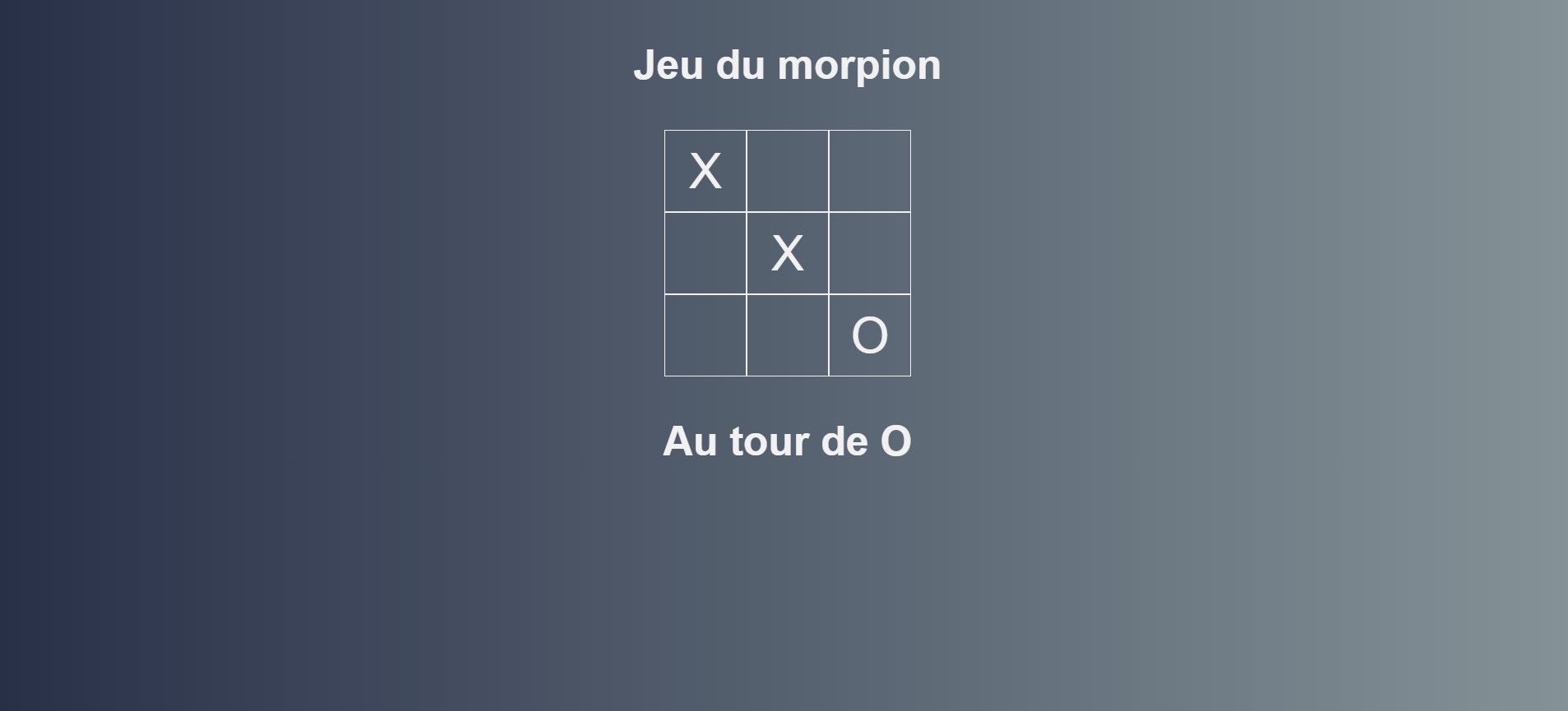 Screenshot Morpion